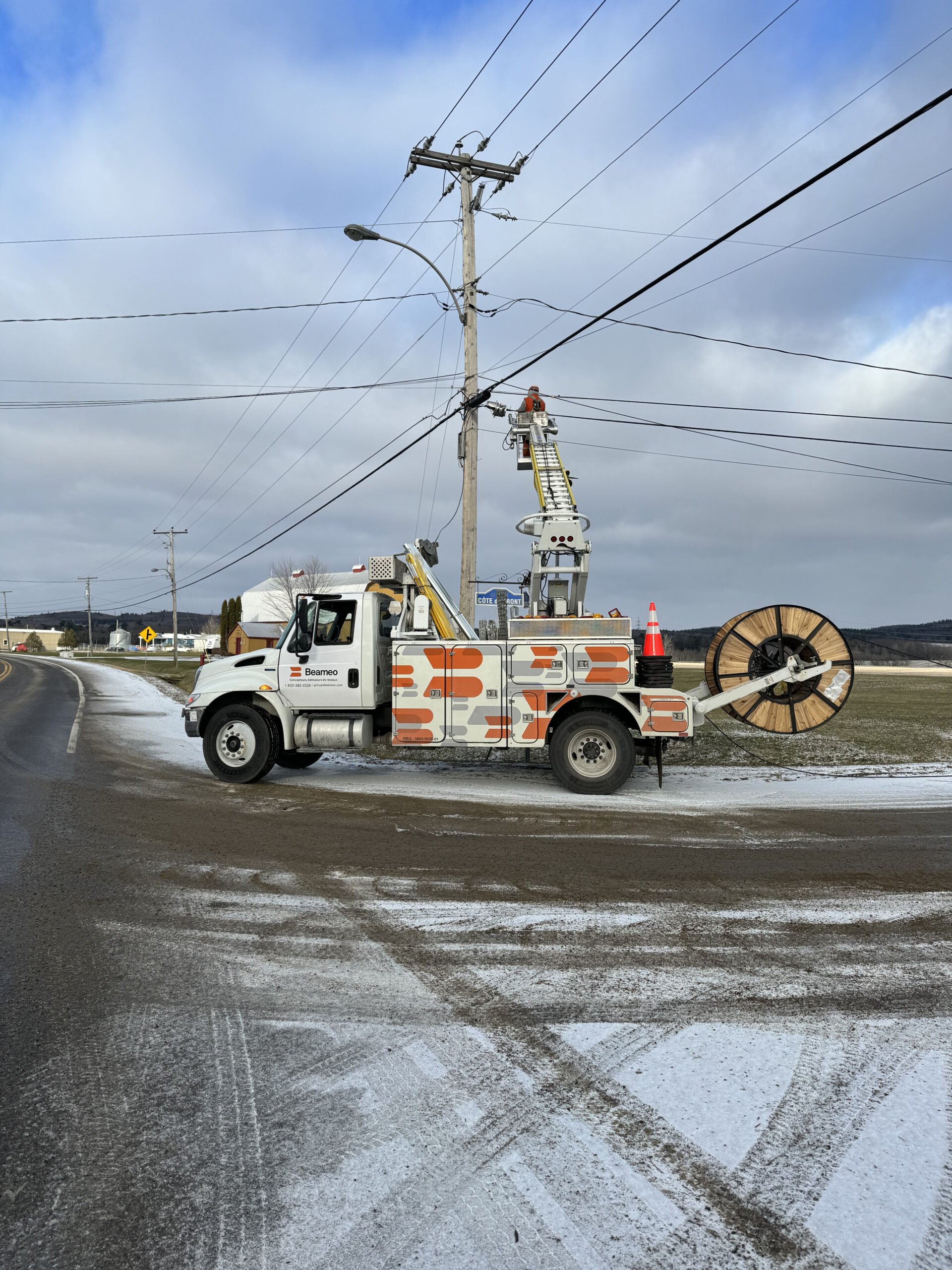 Entretien du réseau de fibre optique